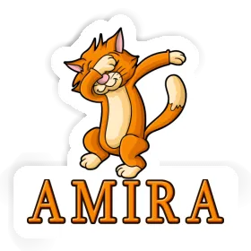 Amira Sticker Dabbing Cat Image