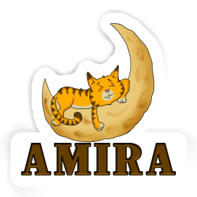 Sleeping Cat Sticker Amira Image