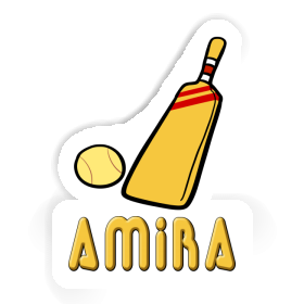 Amira Sticker Cricket Bat Image