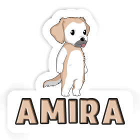 Amira Aufkleber Golden Retriever Image