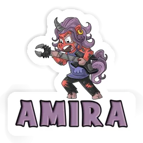 Sticker Rocking Unicorn Amira Image