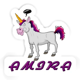 Sticker Angry Unicorn Amira Image