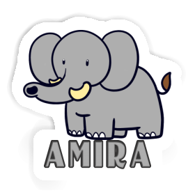 Sticker Elephant Amira Image