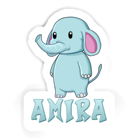 Elephant Sticker Amira Image