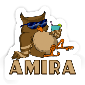 Sticker Amira Cool Owl Image