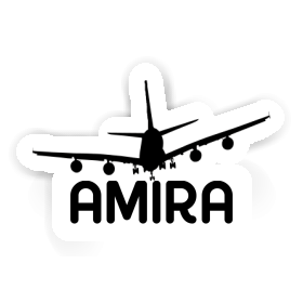 Sticker Amira Airplane Image