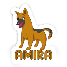 Aufkleber Schäferhund Amira Image