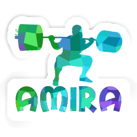 Amira Sticker Weightlifter Image