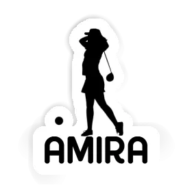 Amira Sticker Golfer Image