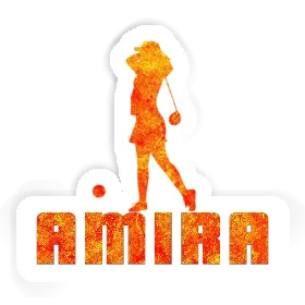 Sticker Amira Golfer Image