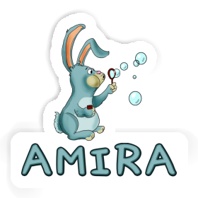 Soap Bubbles Rabbit Sticker Amira Image