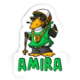 Amira Sticker Hip-Hop Penguin Image