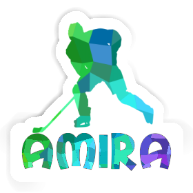 Sticker Amira Hockey Player Image