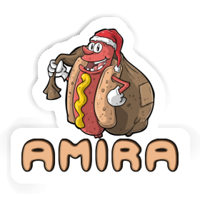 Hot Dog Sticker Amira Image