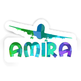 Sticker Airplane Amira Image