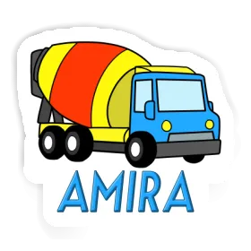 Mixer Truck Sticker Amira Image