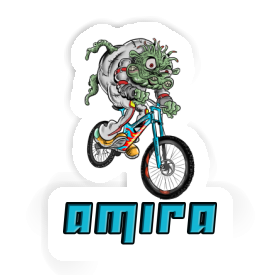 Amira Sticker Downhill Biker Image