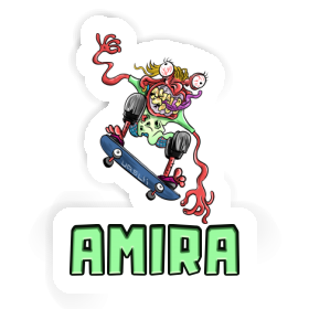 Sticker Amira Skateboarder Image