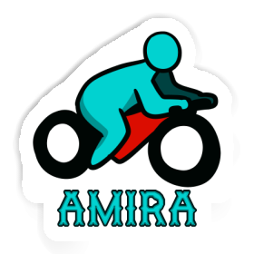 Amira Autocollant Motocycliste Image