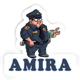 Sticker Police Officer Amira Image