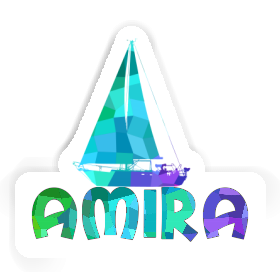 Sticker Sailboat Amira Image