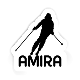 Amira Sticker Skier Image