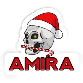 Sticker Amira Christmas Skull Image