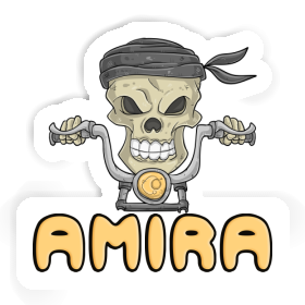 Sticker Amira Motorcycle Rider Image