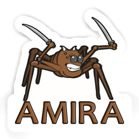 Sticker Amira Fighting Spider Image