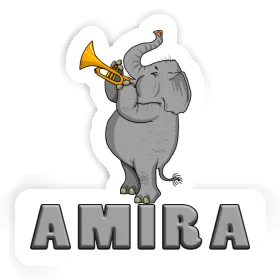 Sticker Elephant Amira Image