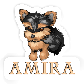 Yorkie Aufkleber Amira Image