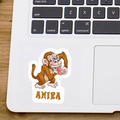 Amira Sticker Gorilla Laptop Image