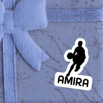 Amira Sticker Basketball Player Notebook Image