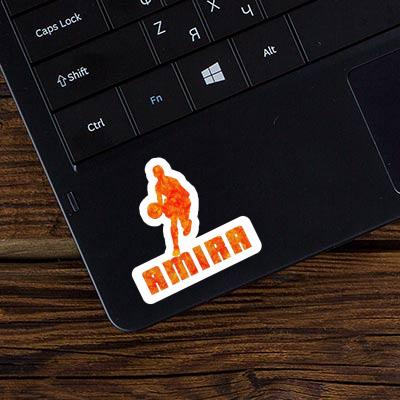 Basketball Player Sticker Amira Notebook Image