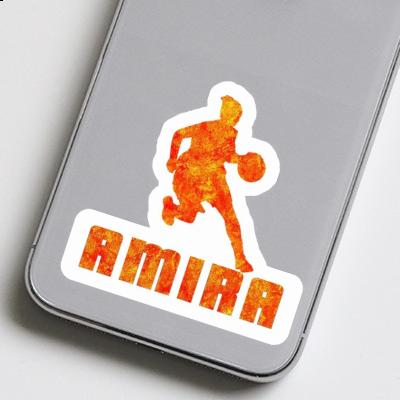 Amira Sticker Basketball Player Laptop Image