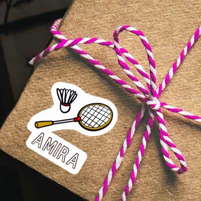 Sticker Badminton Racket Amira Laptop Image