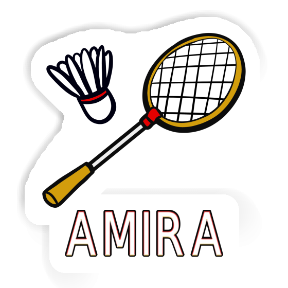 Sticker Badminton Racket Amira Notebook Image