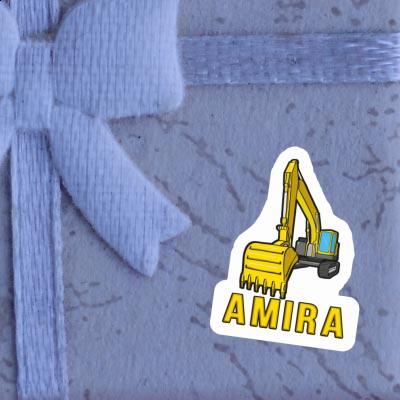 Sticker Excavator Amira Laptop Image