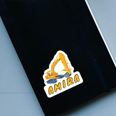 Excavator Sticker Amira Laptop Image