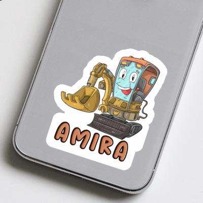 Sticker Excavator Amira Laptop Image