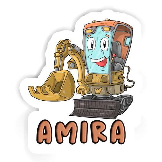 Sticker Excavator Amira Gift package Image