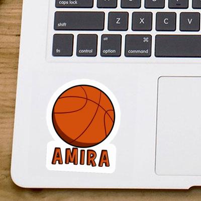 Amira Sticker Basketball Laptop Image