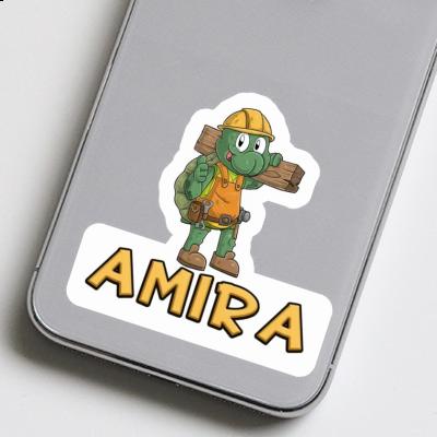 Amira Sticker Construction worker Laptop Image