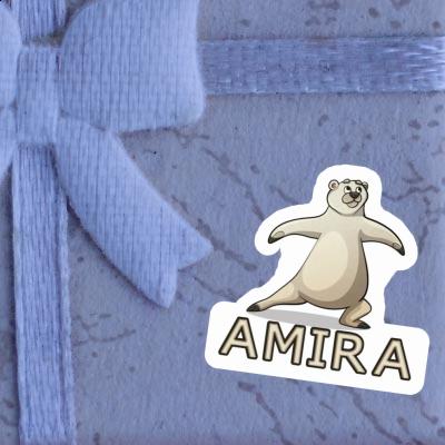 Yoga Bear Sticker Amira Image