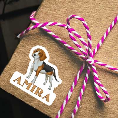 Beagle Dog Sticker Amira Notebook Image