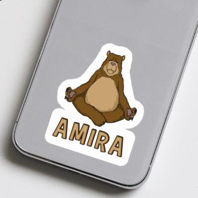 Amira Sticker Yoga Bear Image