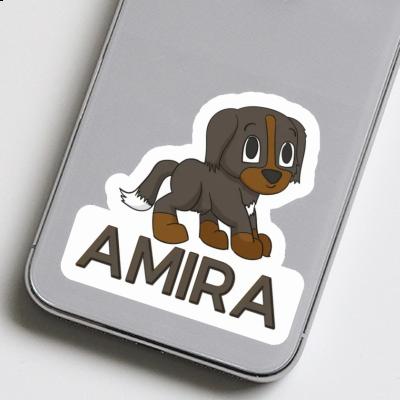 Sticker Mountain Dog Amira Laptop Image