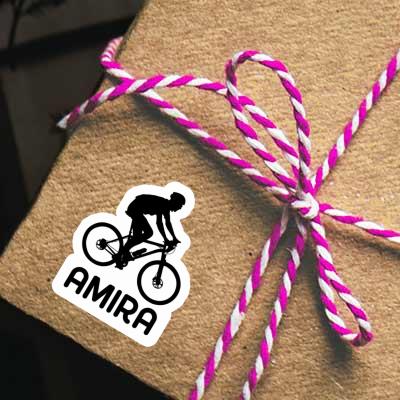 Biker Sticker Amira Notebook Image