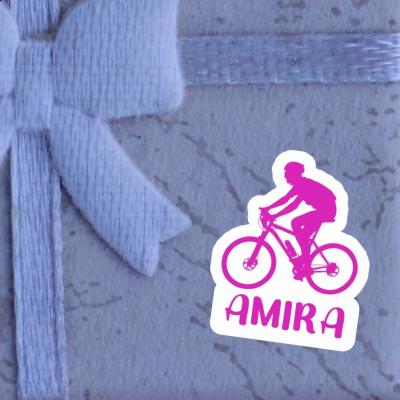 Biker Sticker Amira Notebook Image