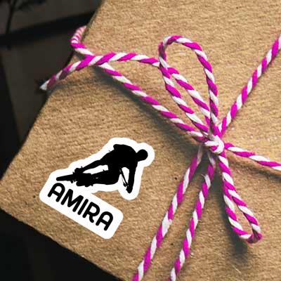 Amira Sticker Biker Laptop Image